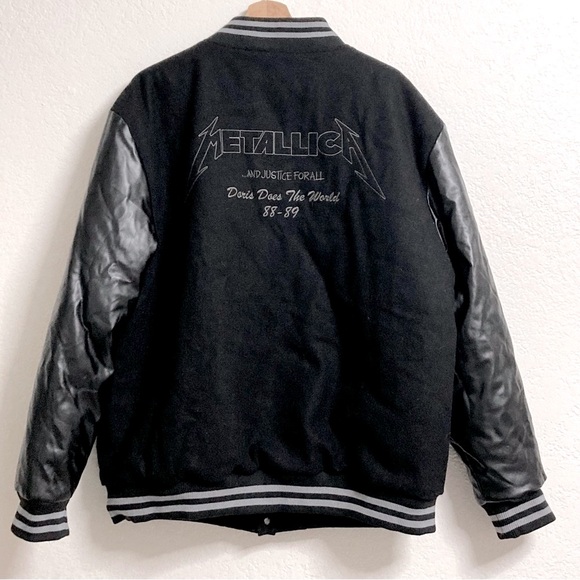 Metallica Embroidered Varsity Jacket, Size XXL - Picture 3 of 7